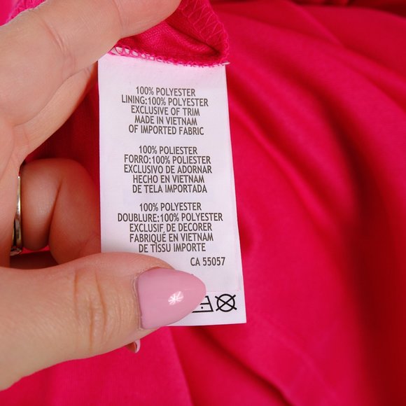 Marina Fuchsia Hi-Lo Ball Gown Dress Size 6 NWT - Picture 8 of 8